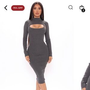 Two Piece Sweater Dress Set